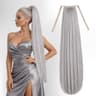 Coada de Par cu Bentita Luxe Grey