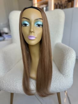 Semiperuca Par Natural U Part Blond Aluna Drept