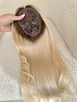 Top Lace Ombre Saten Natural/ Blond Platinat