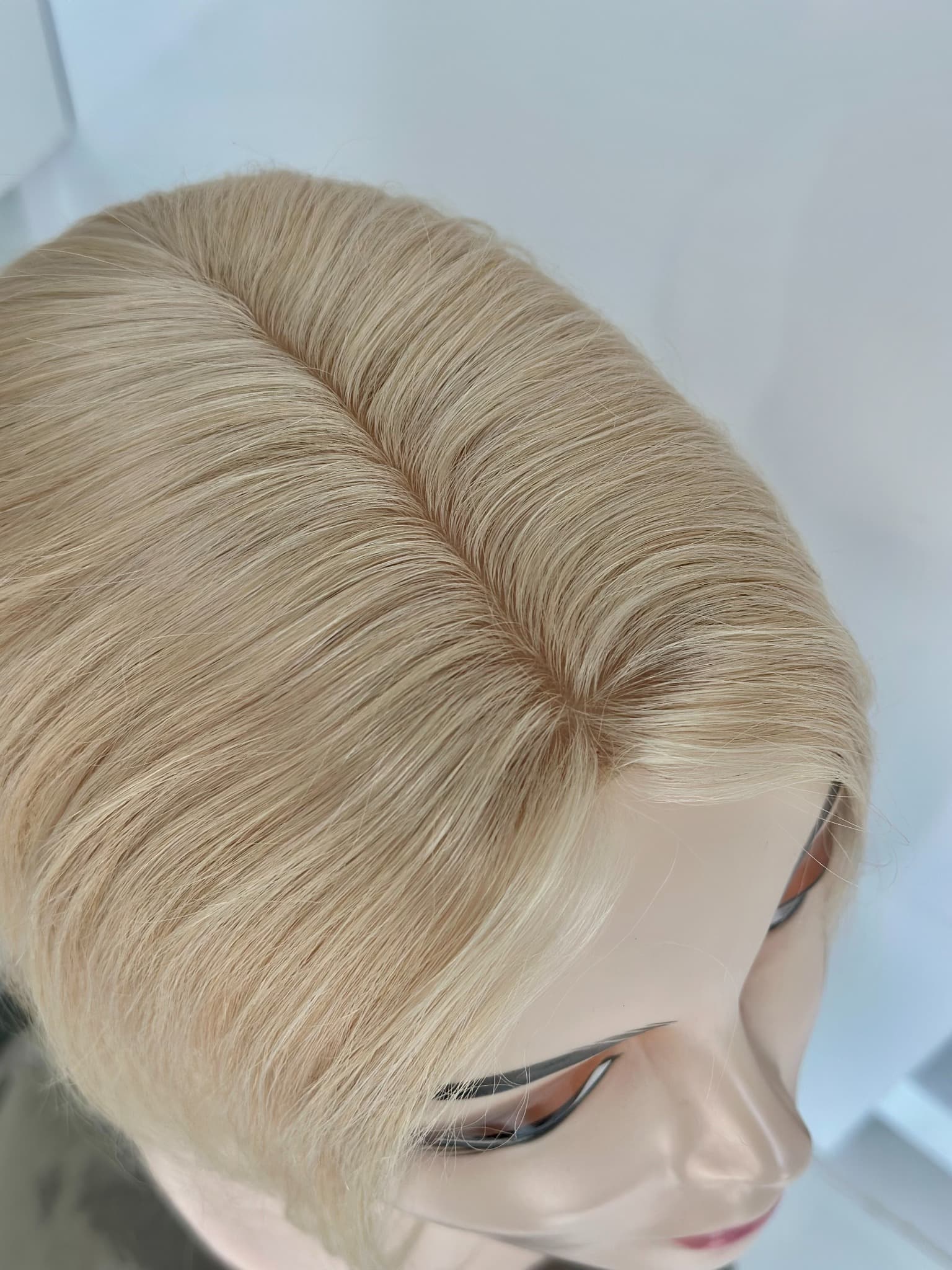 Peruca Partiala Blond Luminos