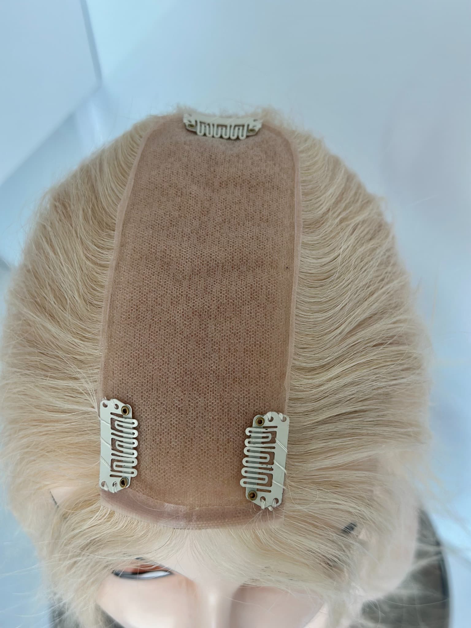 Peruca Partiala Blond Luminos