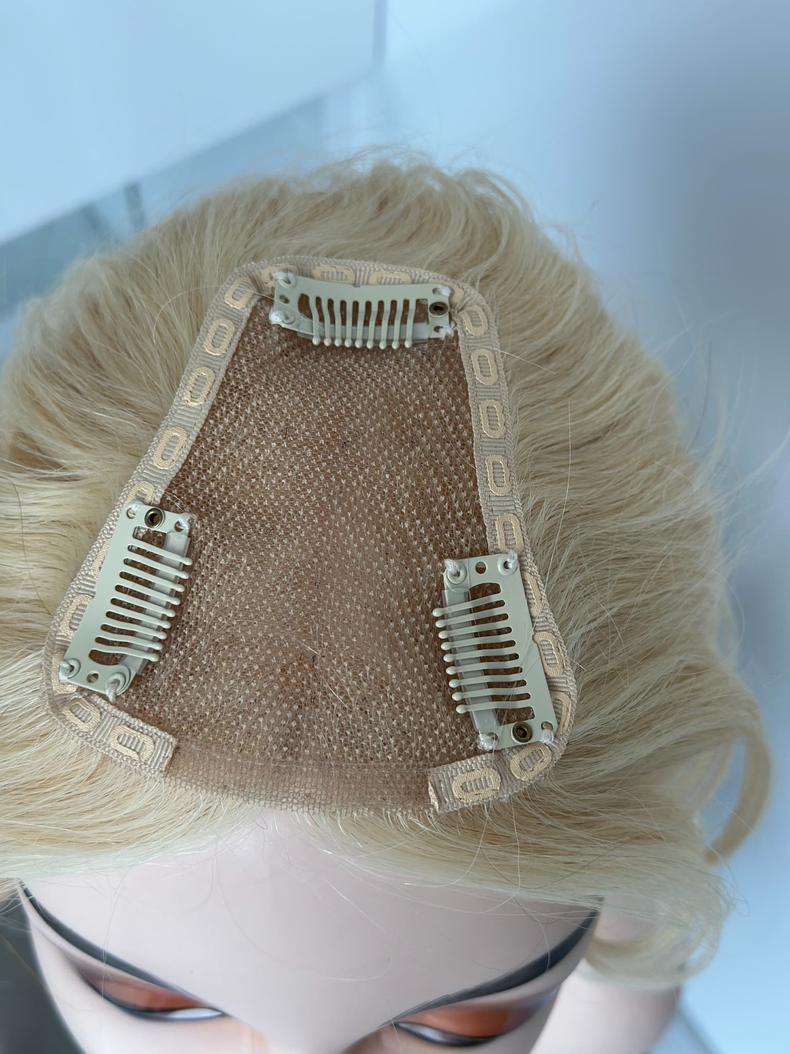 Peruca partiala Blond Deschis