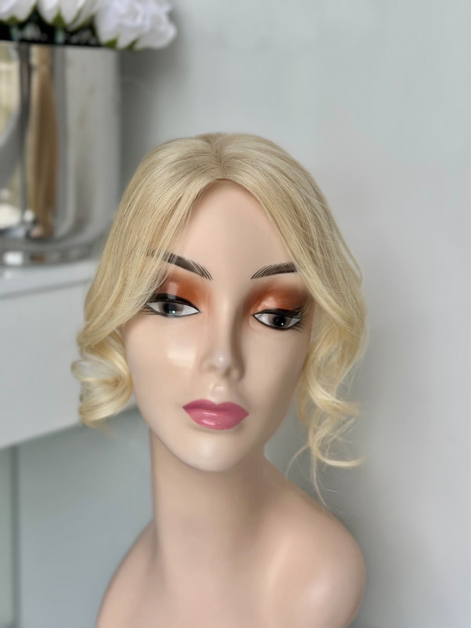 Peruca partiala Blond Deschis