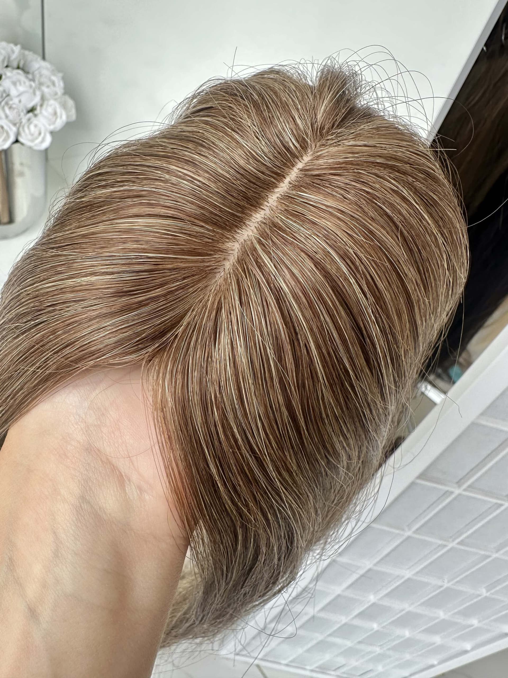 Peruca Partiala Blond Aluna