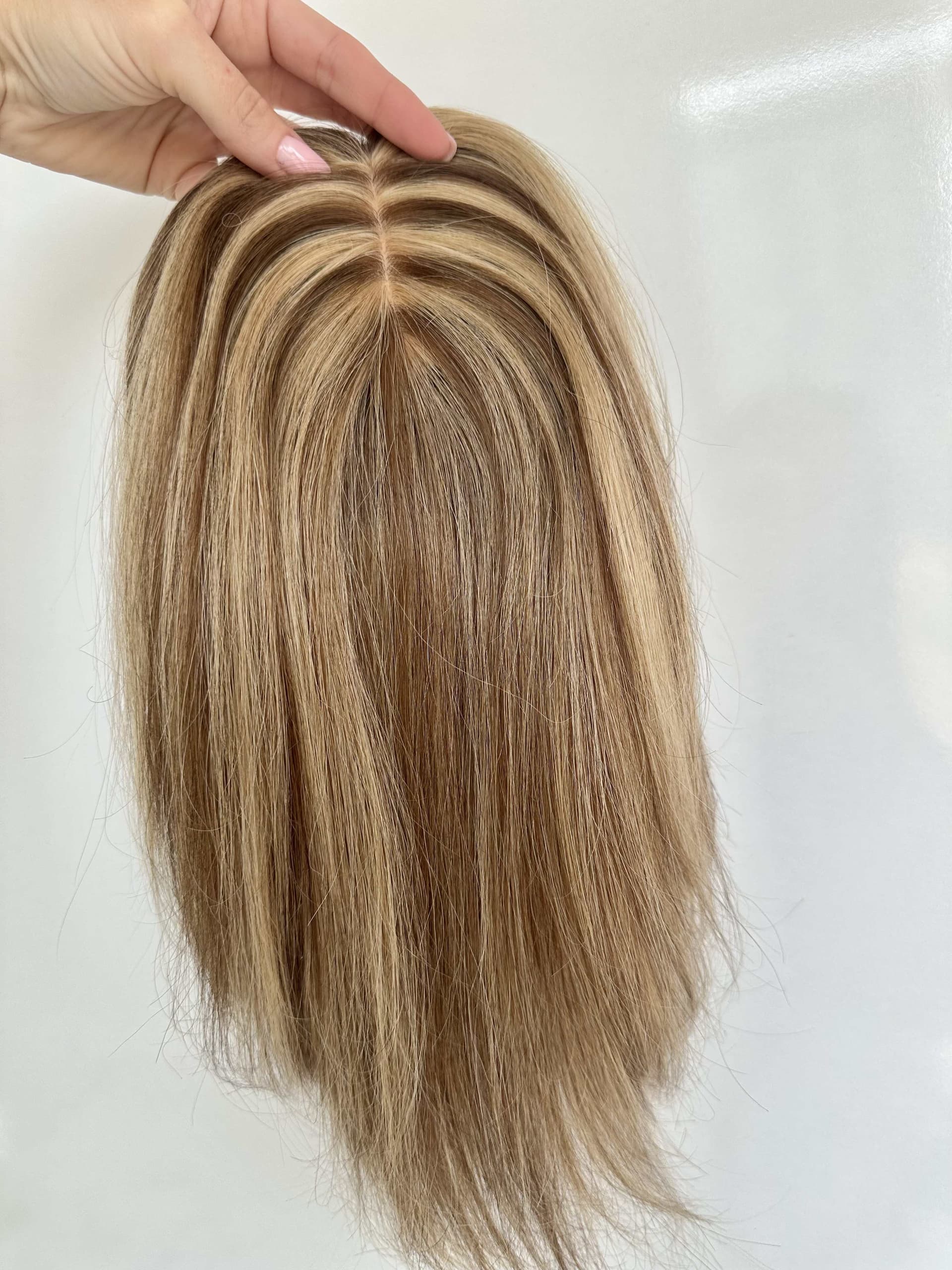 Peruca Partiala Saten Deschis/ Blond Deschis