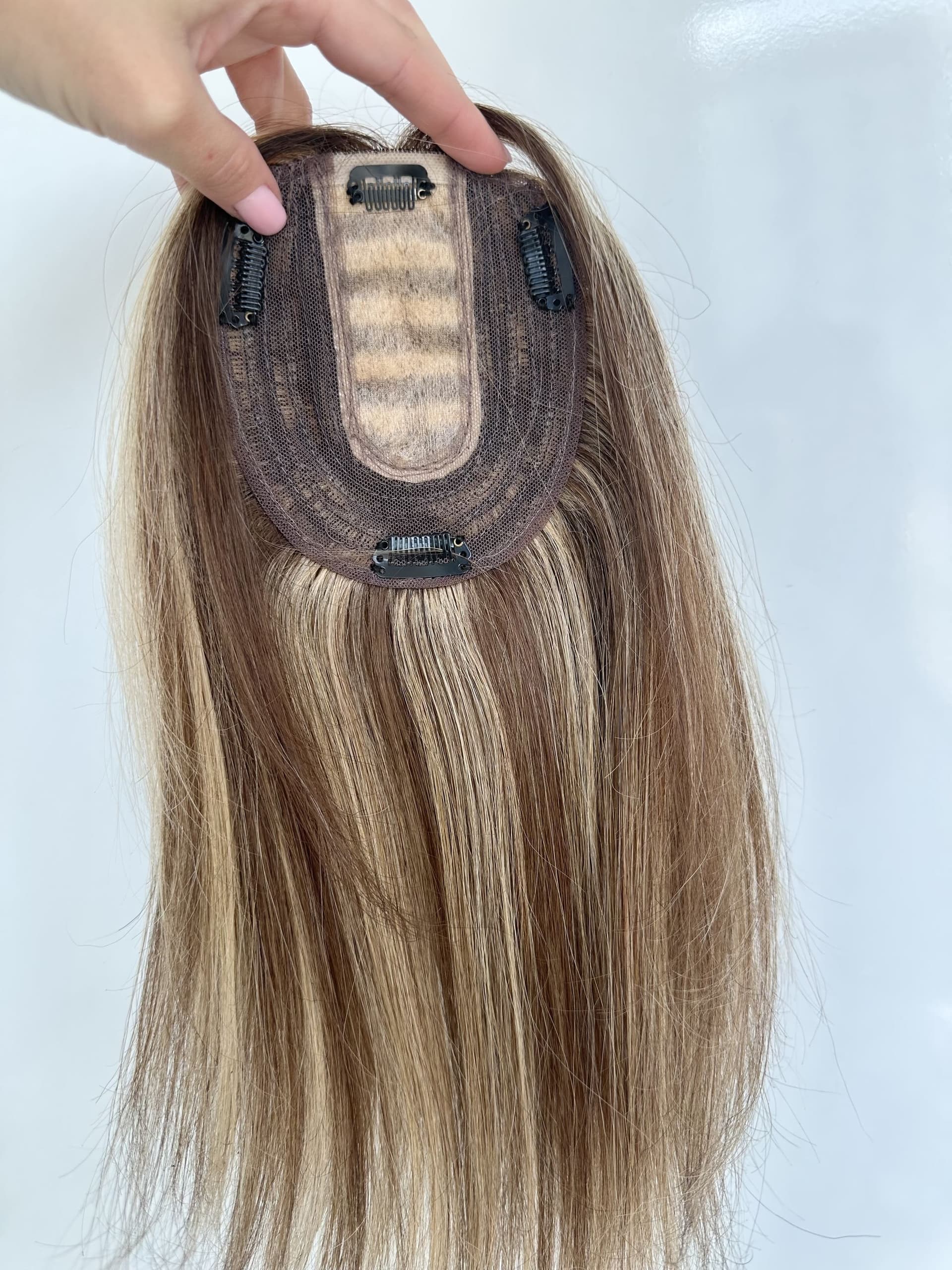 Peruca Partiala Saten Deschis/ Blond Deschis