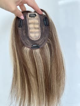 Peruca Partiala Saten Deschis/ Blond Deschis