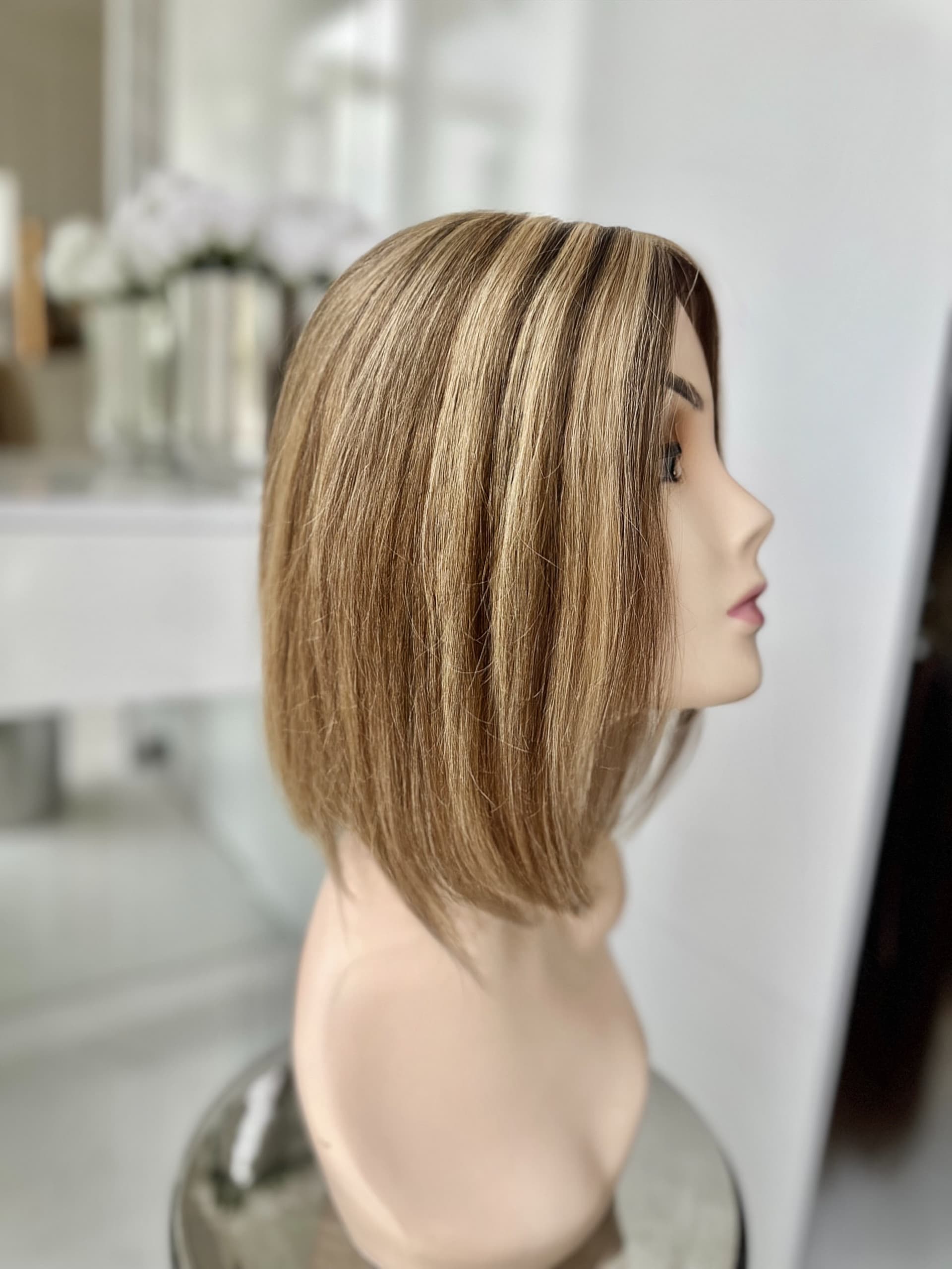 Peruca Partiala Saten Deschis/ Blond Deschis