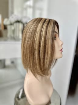 Peruca Partiala Saten Deschis/ Blond Deschis