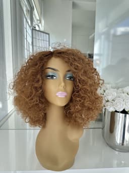 Peruca bobo Chic Curly Caramel