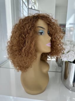 Peruca bobo Chic Curly Caramel