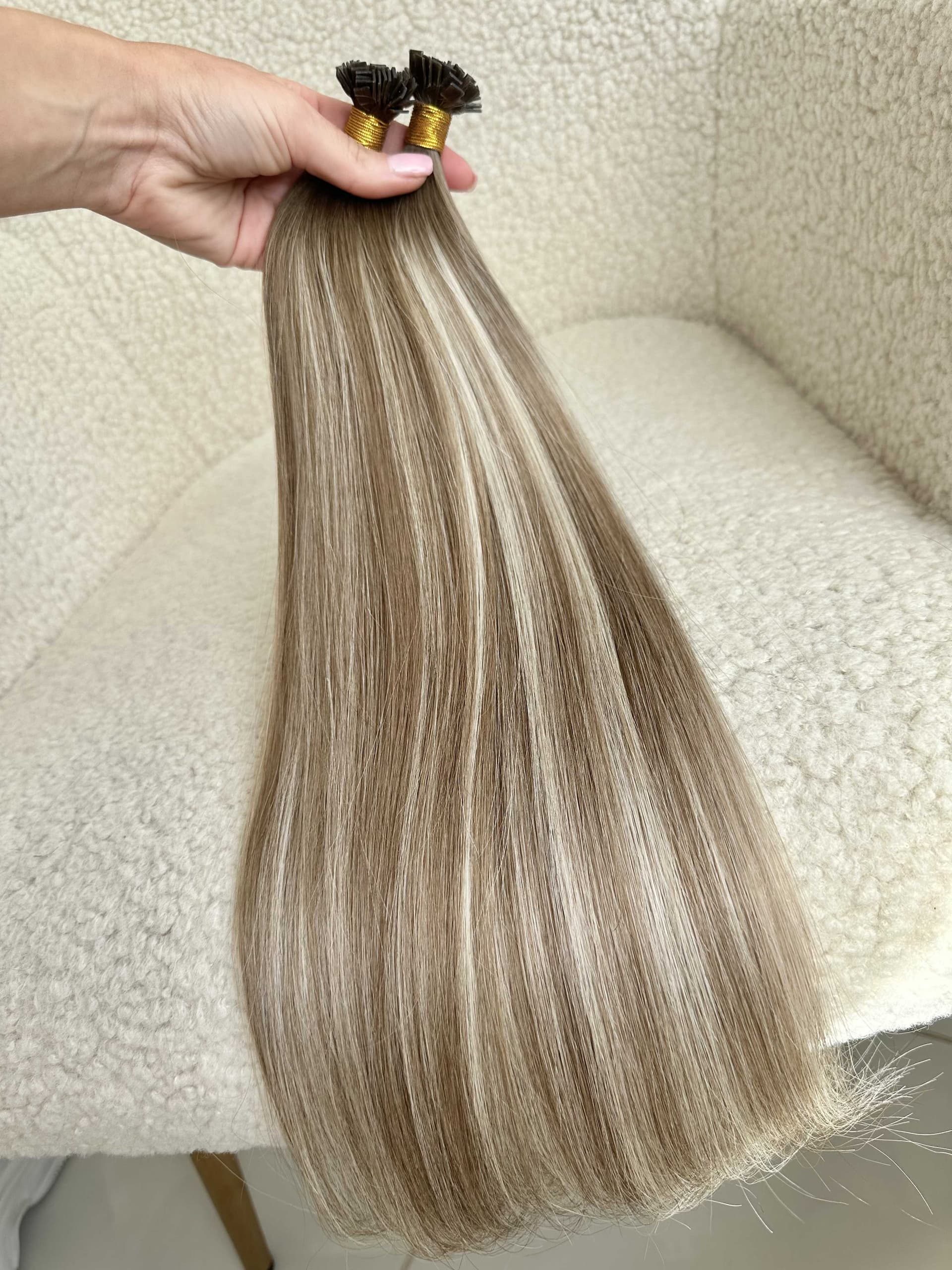 Extensii Cheratina Russian Hair Balayage #8/Silver/8
