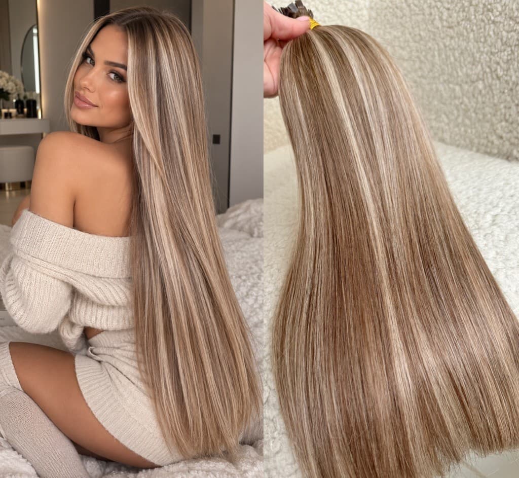 Extensii Cheratina Russian Hair Balayage 8/60A
