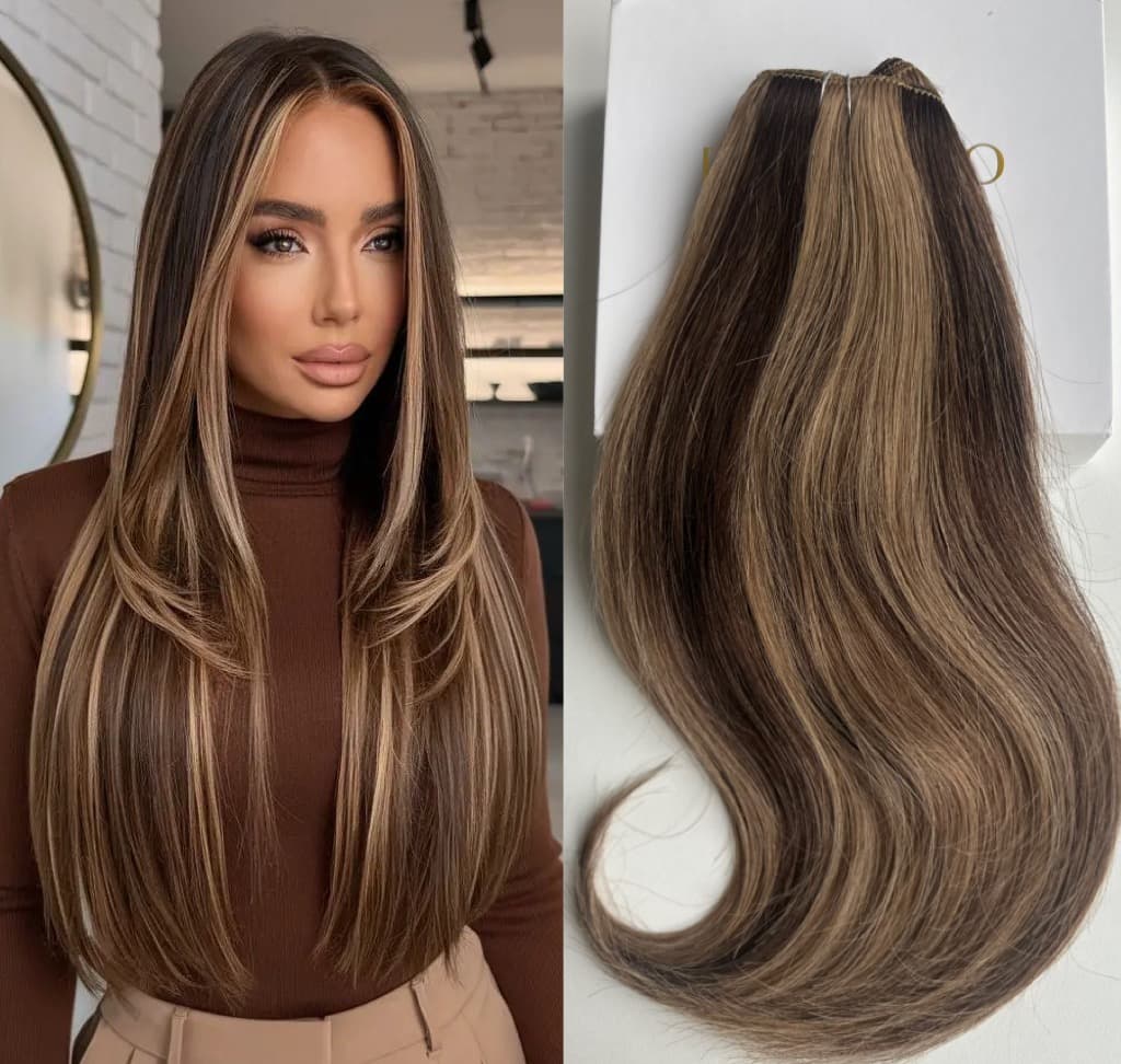 Clip On Premium Drept Black Collection Balayage #2/#60