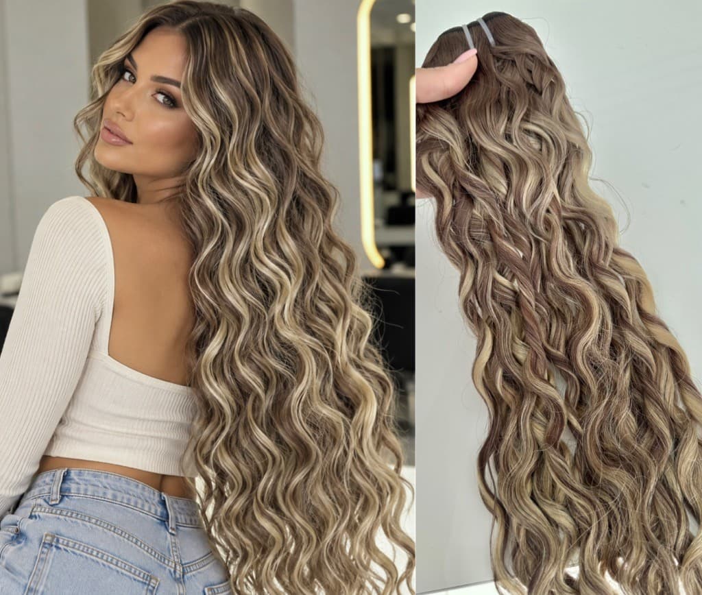 Extensii la Metru Luxe Balayage #9/60A