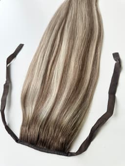 Coada de par White Platinum Balayage #8/Silver/#8