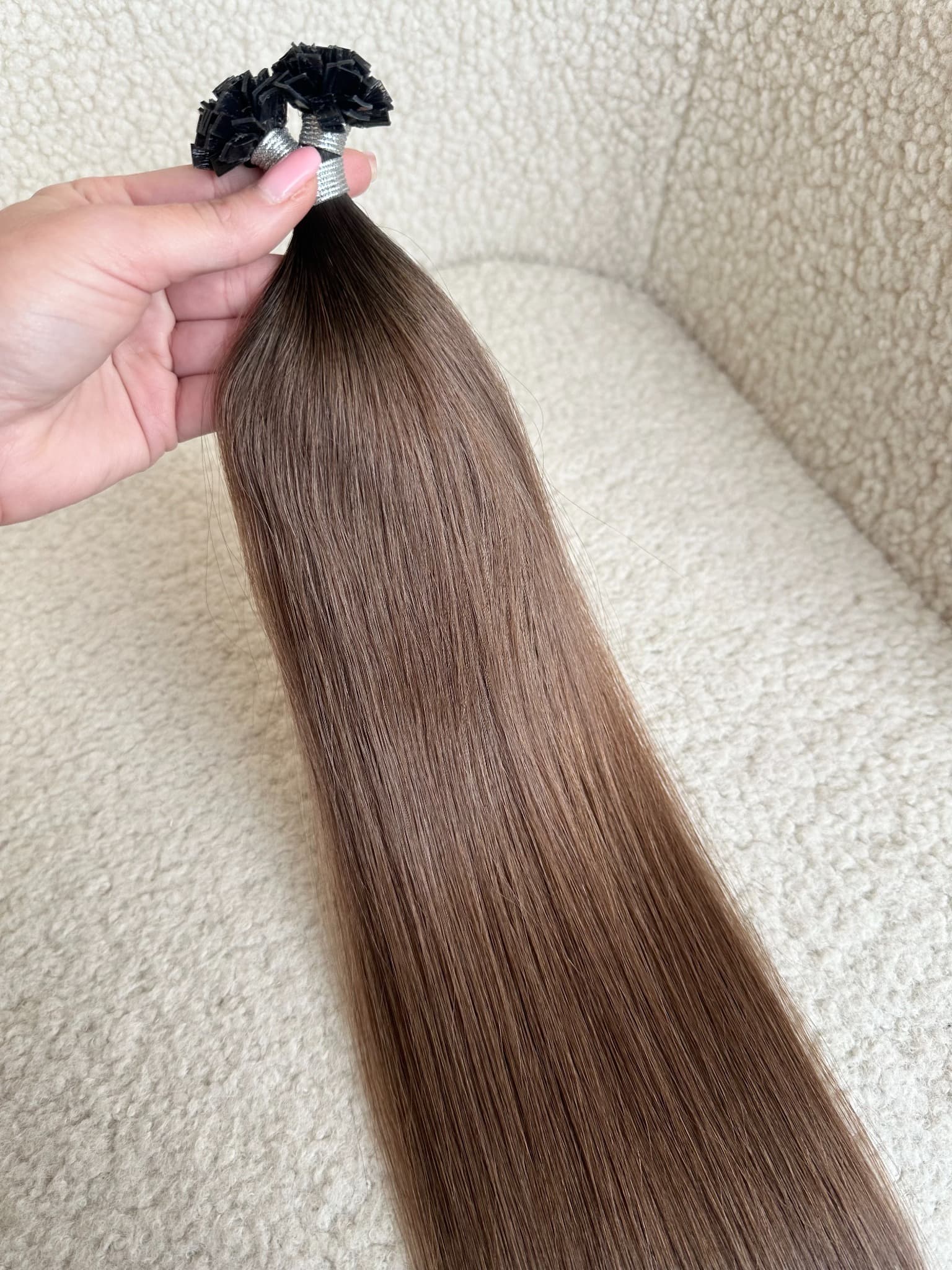Extensii MICRO KERATINA Russian Hair Ombre #1B/4