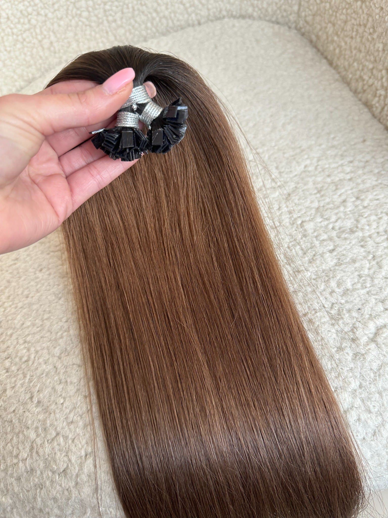 Extensii MICRO KERATINA Russian Hair Ombre #1B/4