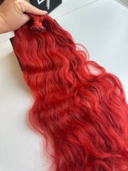 Extensii Cheratina Russian Hair Red Ondulat