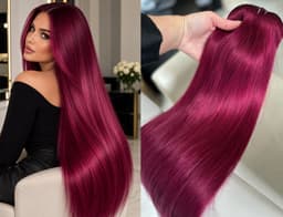 Set Easy Clip-On Burgundy