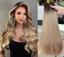Clip On Premium Drept Black Collection Ombre  #4/#20