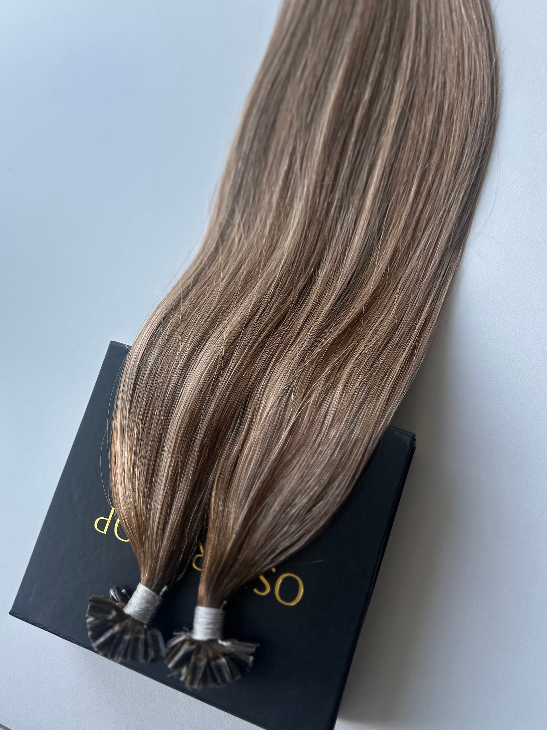 Extensii cheratina Luxe Balayage #4/17/4