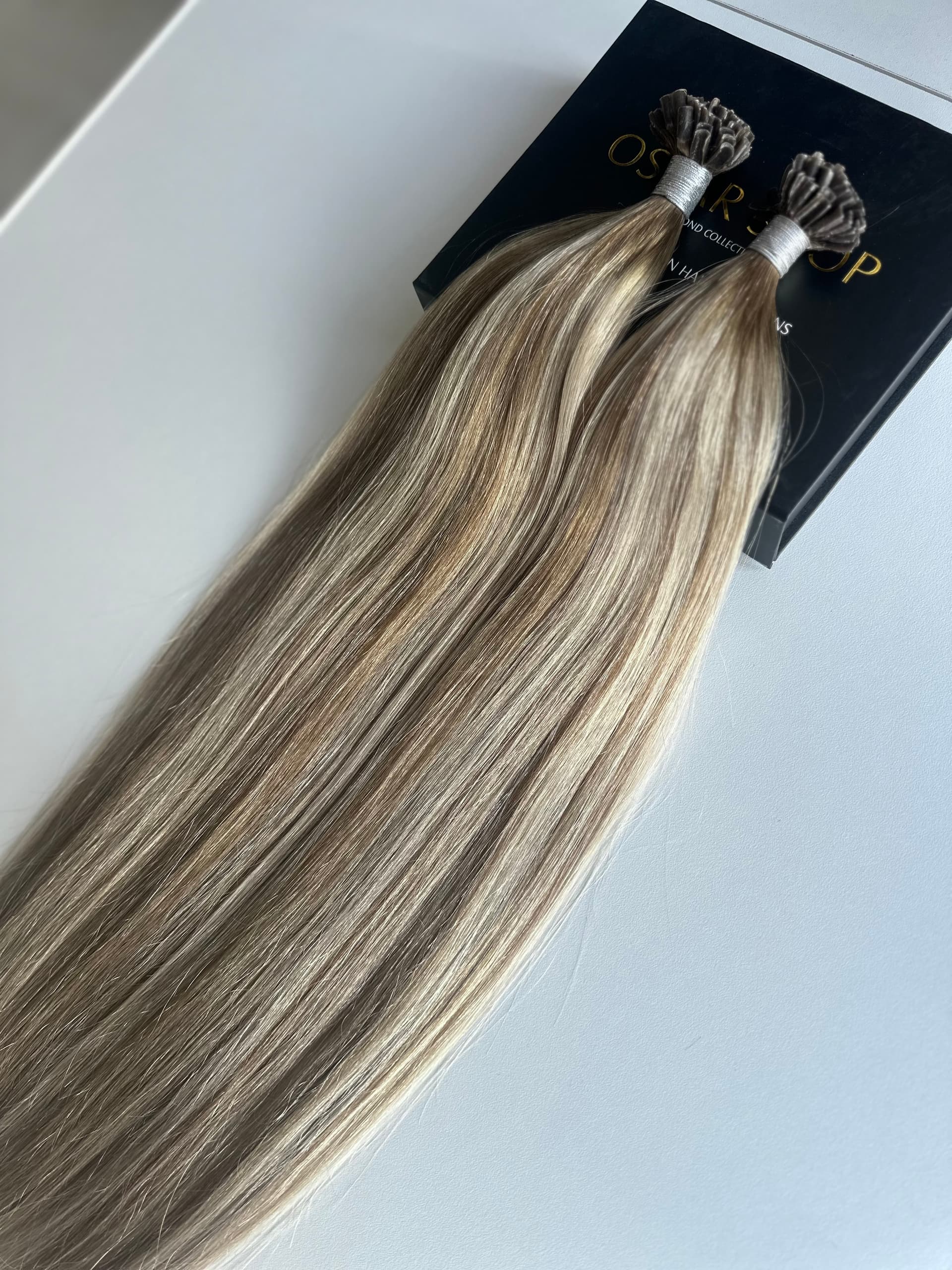 Extensii Cheratina Black Collection Balayage #8/Silver/#8