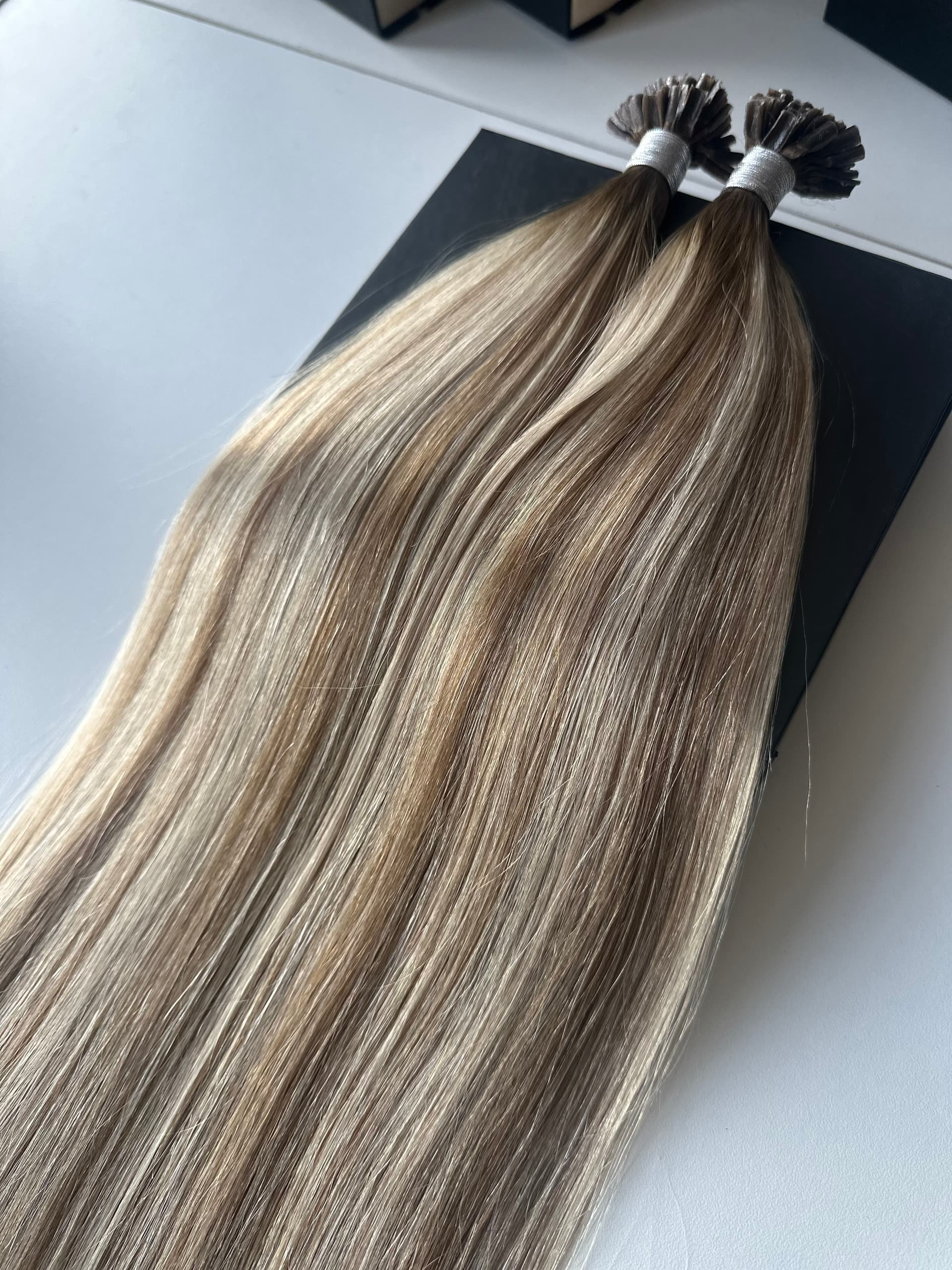 Extensii cheratina Diamond Balayage #8/Silver/8