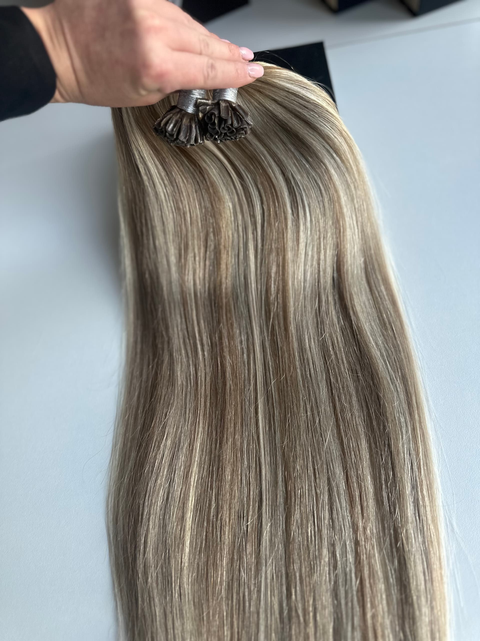 Extensii cheratina Luxe Balayage #8/SILVER/8