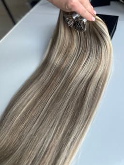Extensii cheratina OSKAR Balayage #8/Silver/8