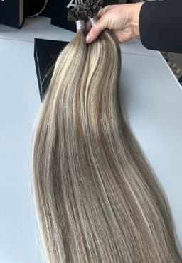 Extensii Cheratina Black Collection Balayage #8/Silver/#8