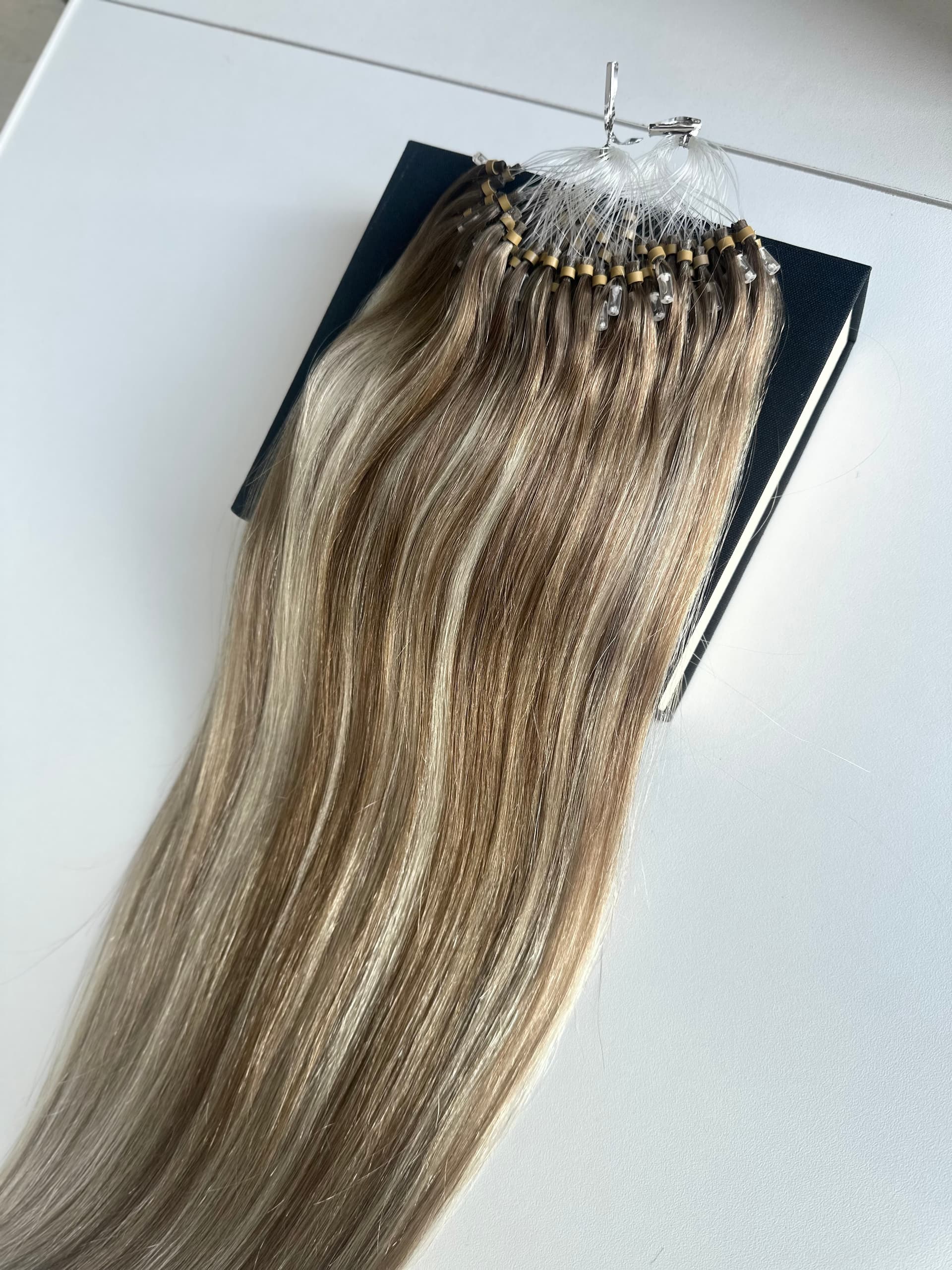 Extensii Microring Diamond Balayage #8/Silver/ #8