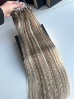 Extensii Microring Luxe Balayage #8/Silver/8