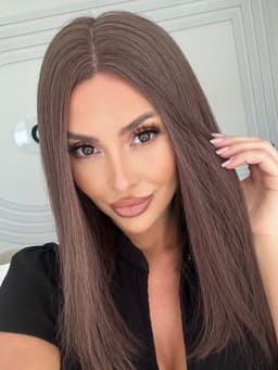 Peruca Angel Saten Cenusiu
