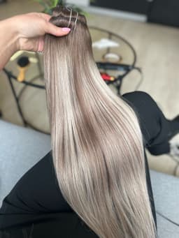 Extensii Clip-On Luxe  Balayage #9/ Light Grey