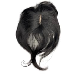 Peruca partiala cu breton negru natural Peruca partiala cu breton negru natural