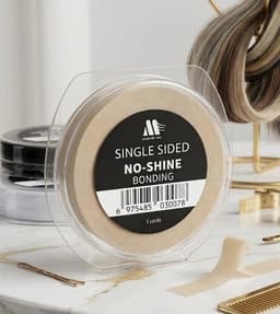 Bandă adezivă single-sided No-Shine pentru extensii tape-in, 3m Bandă adezivă single-sided No-Shine pentru extensii tape-in, 3m