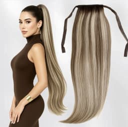 Coada de Par cu Bentita Luxe Balayage #8/ Silver /#8 Coada de Par cu Bentita Luxe Balayage #8/ Silver /#8