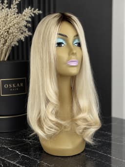 Top Lace Ombre Saten Natural/ Blond Platinat Top Lace Ombre Saten Natural/ Blond Platinat
