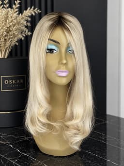 Top Lace Ombre Saten Natural/ Blond Platinat Top Lace Ombre Saten Natural/ Blond Platinat