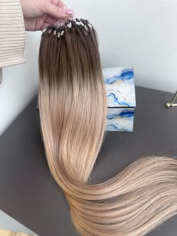 Extensii Microring Luxe Ombre #4/ #20 Extensii Microring Luxe Ombre #4/ #20