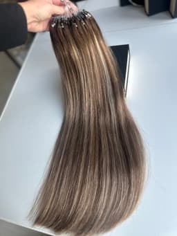 Extensii Microring Black Collection Balayage #4/17/4 Extensii Microring Black Collection Balayage #4/17/4