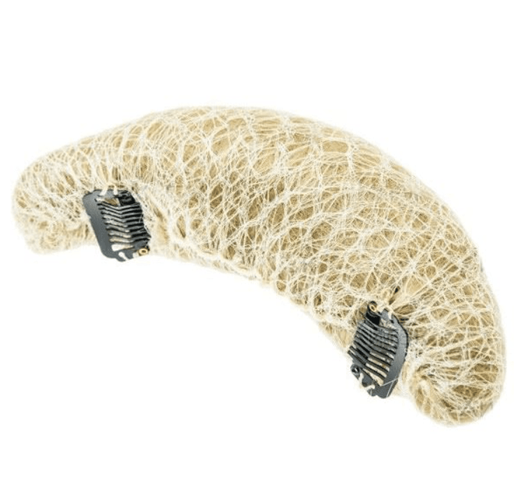 Set 3 bureti din par natural pentru coc Blond Set 3 bureti din par natural pentru coc Blond